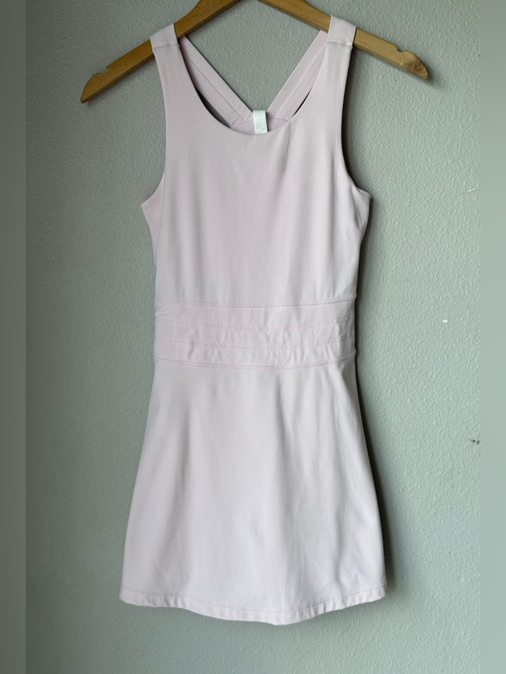 Zella Girls Sleeveless Light Pink Athletic Dress With Shorts Size XL 14/16